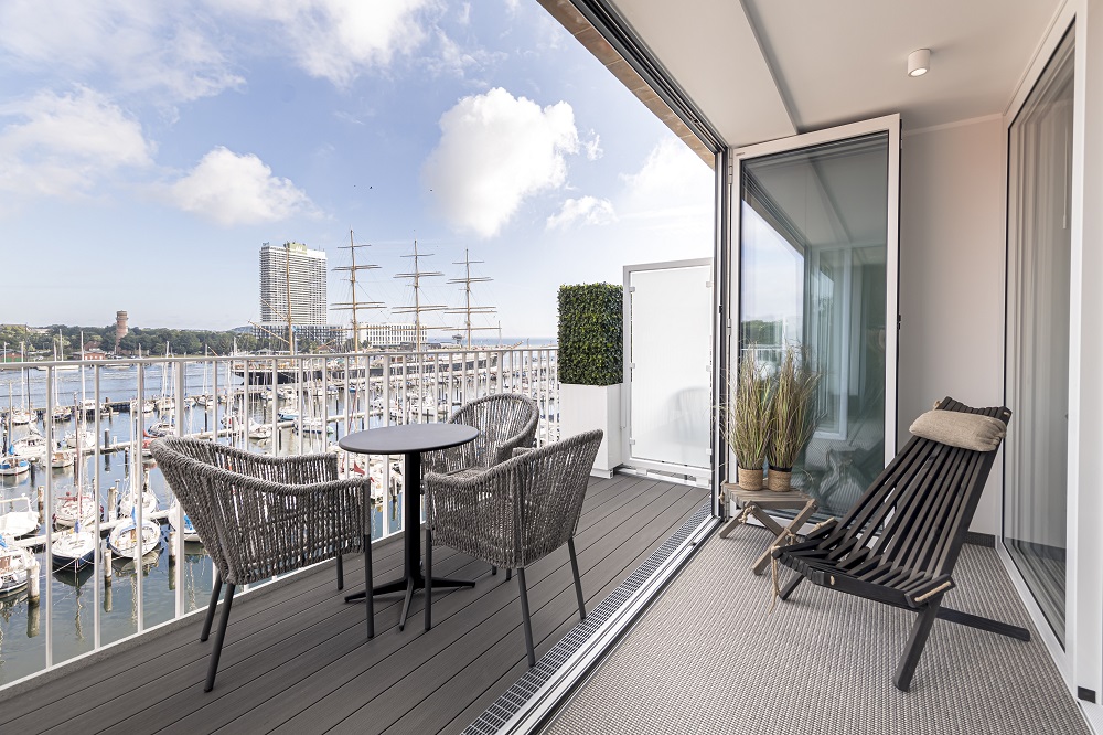 Unsere Penthouse Suite mit Whirlpool, Sauna und Dampfsauna